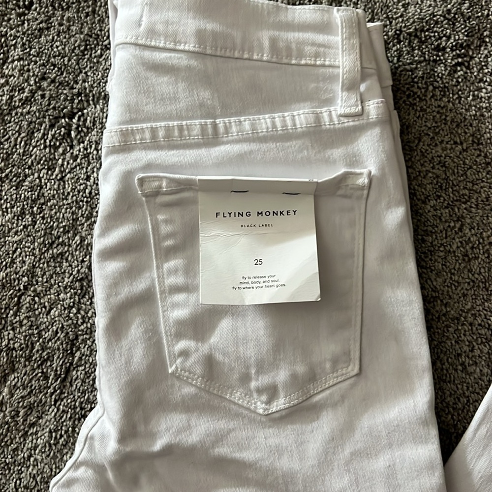 Flying monkey white skinny jeans - Picture 2 of 5